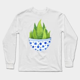 aloe vera plant Long Sleeve T-Shirt